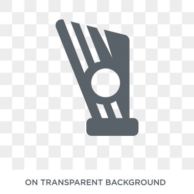 Kankles simgesi. Kankles tasarım konsepti Rusya koleksiyonundan. Basit öğe vektör çizim şeffaf arka plan üzerinde.