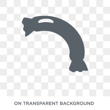 Chorizo simgesi. Chorizo tasarım konsepti İspanyolca gıda koleksiyonundan. Basit öğe vektör çizim şeffaf arka plan üzerinde.