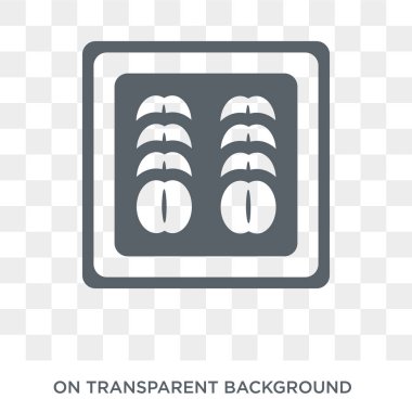 Ajotomate simgesi. Ajotomate tasarım konsepti İspanyolca gıda koleksiyonundan. Basit öğe vektör çizim şeffaf arka plan üzerinde.