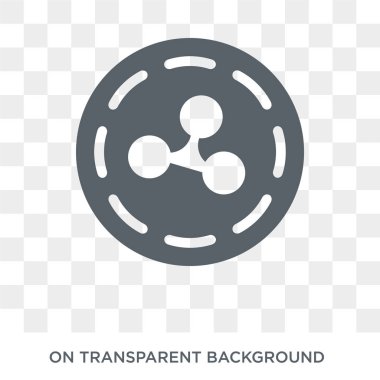Ripple icon. Trendy flat vector Ripple icon on transparent background from Cryptocurrency economy and finance collection. High quality filled Ripple symbol use for web and mobile