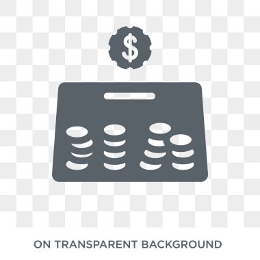 Simge bağış yapın. Trendy düz vektör Cryptocurrency ekonomi ve finans koleksiyonundan şeffaf arka plan üstünde kutsal kişilerin resmi bağış. Yüksek kaliteli web ve mobil için bağış sembolü kullanın dolu