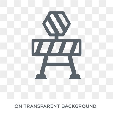 Simge durdurma. Trendy düz vektör inşaat koleksiyonundan şeffaf arka plan üstünde kutsal kişilerin resmi durdurma. Yüksek kaliteli durdurma simge kullanımı web ve mobil için dolu