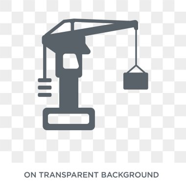 İnşaat simgesi. Trendy düz vektör inşaat koleksiyonundan şeffaf arka plan üstünde kutsal kişilerin resmi inşaat. Yüksek kaliteli inşaat simge kullanımı web ve mobil için dolu