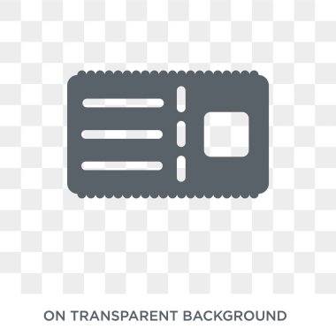 Kartpostal simgesi. Kartpostal tasarım konsepti iletişim koleksiyonundan. Basit öğe vektör çizim şeffaf arka plan üzerinde.