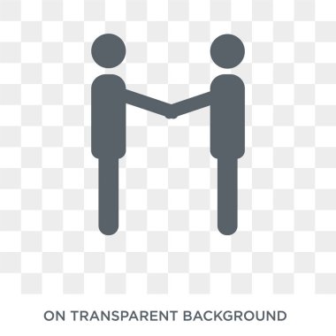 Toplantı simgesi. Toplantı tasarım konsepti iletişim koleksiyonundan. Basit öğe vektör çizim şeffaf arka plan üzerinde.