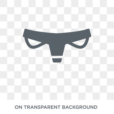 Külot simgesi. Külot kıyafetler koleksiyonundan kavram tasarlayın. Basit öğe vektör çizim şeffaf arka plan üzerinde.