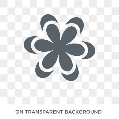 Bahar çiçek simgesi. Bahar çiçek tasarım konsepti tarım, tarım ve Bahçe koleksiyonu. Basit öğe vektör çizim şeffaf arka plan üzerinde.