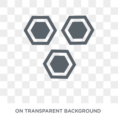 Petek simgesi. Petek tasarım konsepti tarım, tarım ve Bahçe koleksiyonu. Basit öğe vektör çizim şeffaf arka plan üzerinde.