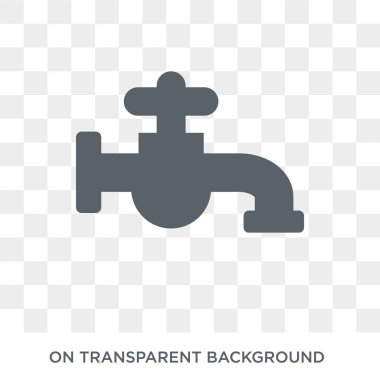 Simgesine dokunun. Trendy düz vektör toplama temizlik üzerinden saydam arka plan üstünde kutsal kişilerin resmi dokunun. Yüksek kaliteli musluk simge kullanımı web ve mobil için dolu