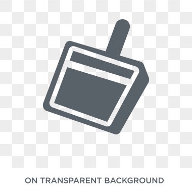 Faraşı ikonu. Trendy düz vektör faraş simgesi toplama temizlik üzerinden saydam arka plan. Yüksek kaliteli faraş simge kullanımı web ve mobil için dolu