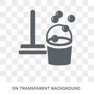 Araçlar simgesi temizlik. Koleksiyon temizlik üzerinden saydam arka plan temizleme araçları simgesine trendy düz vektör. Yüksek kaliteli web ve mobil için temizleme araçları simge kullanımı dolu