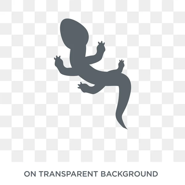 Gecko Top View Shape Icon Gecko Top View Shape Design — Wektor stockowy