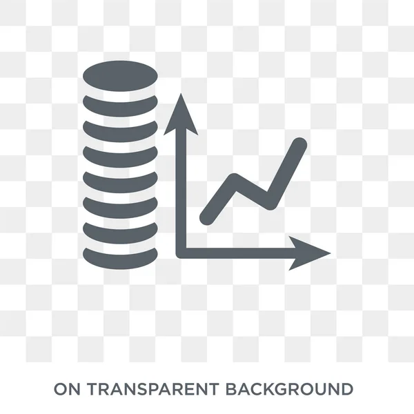 Піктограма Бюджетної Схеми Модна Плоска Векторна Діаграма Прозорою Графікою Тлі — стоковий вектор