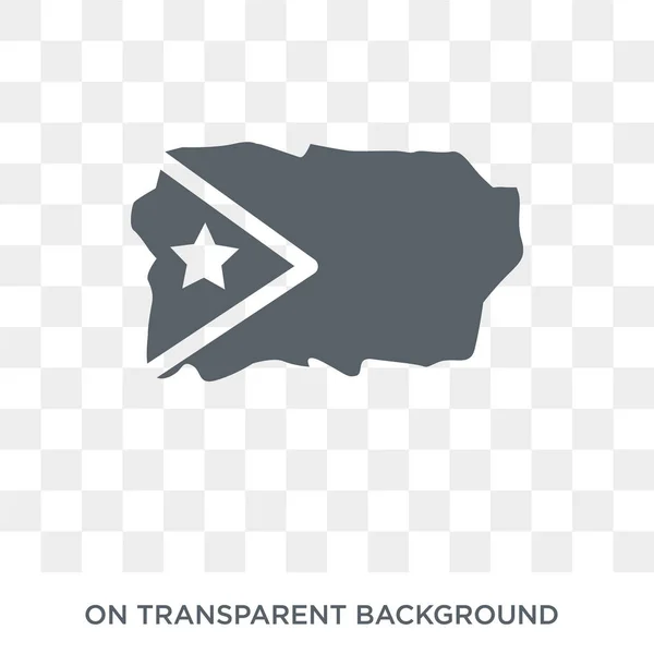 Icono Bandera Puerto Rico Trendy Flat Vector Puerto Rico Flag — Vector de stock