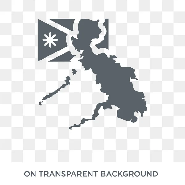 菲律宾标志图标 时尚的平面矢量菲律宾国旗图标透明背景从国家国旗集合 高质量的填充菲律宾标志符号用于网络和移动 — 图库矢量图片