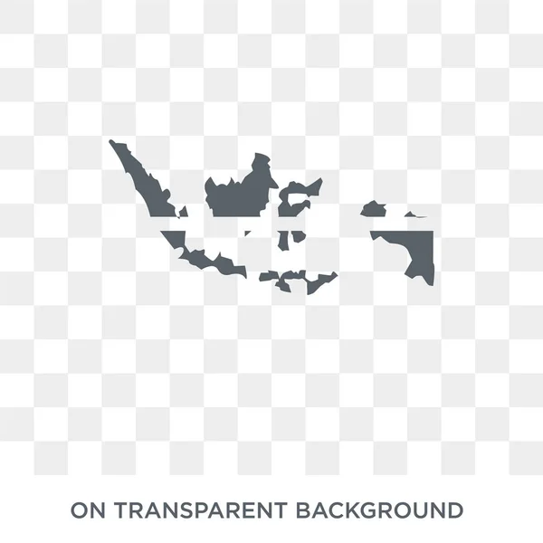 Значок Флага Индонезии Модный Плоский Вектор Флага Индонезии Прозрачном Фоне — стоковый вектор