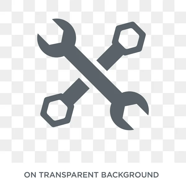 Tools Icon Trendy Flat Vector Tools Icon Transparent Background Construction — Stock Vector
