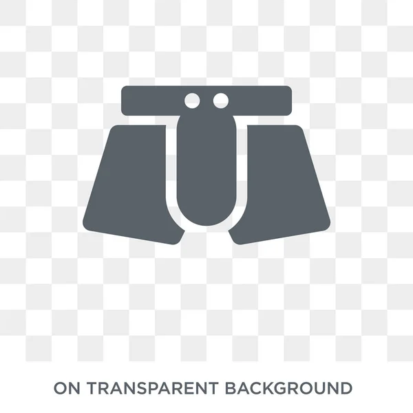 泳裤图标 游泳短裤的设计理念从游泳短裤集合 简单的元素向量例证在透明背景 — 图库矢量图片