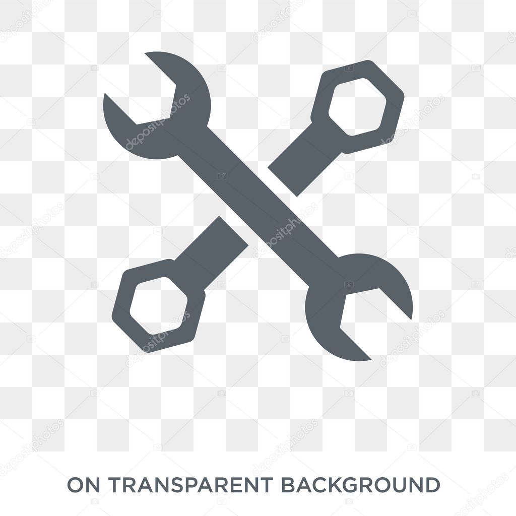 Tools icon. Trendy flat vector Tools icon on transparent background from Construction collection. High quality filled Tools symbol use for web and mobile