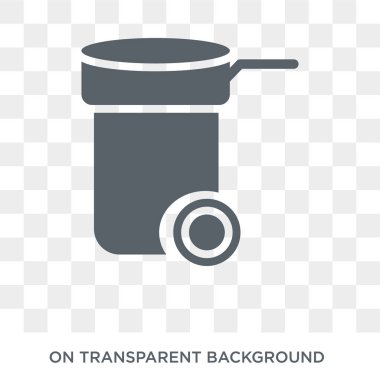 Kutusu simgesi. Trendy düz vektör kutusu simgesi toplama temizlik üzerinden saydam arka plan üzerinde. Depo gözü simge kullanımı web ve mobil için yüksek kaliteli dolu