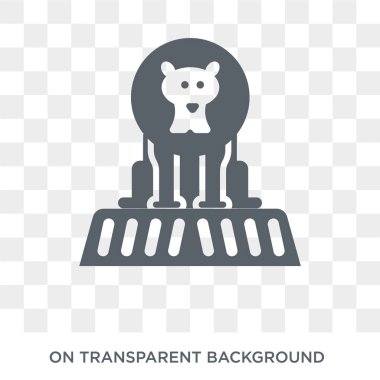 Circus Lion icon. Circus Lion design concept from Circus collection. Simple element vector illustration on transparent background.