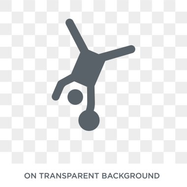 Circus balance icon. Circus balance design concept from Circus collection. Simple element vector illustration on transparent background.