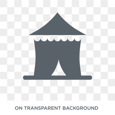 Karnaval simgesi. Karnaval tasarım konsepti sirk koleksiyonundan. Basit öğe vektör çizim şeffaf arka plan üzerinde.