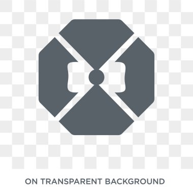 Gift box icon. Gift box design concept from Christmas collection. Simple element vector illustration on transparent background.