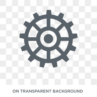 car sprocket icon. car sprocket design concept from Car parts collection. Simple element vector illustration on transparent background.