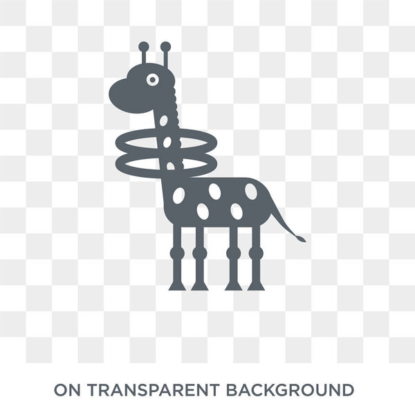 Икона циркового жирафа. Концепция дизайна циркового жирафа из коллекции Circus. Простая иллюстрация вектора элемента на прозрачном фоне
.