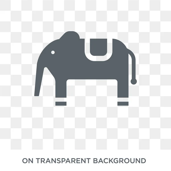 Circus Elephant Icon Circus Elephant Design Concept Circus Collection Simple — Stock Vector