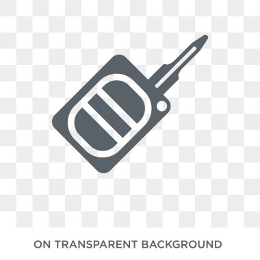 car ignition icon. car ignition design concept from Car parts collection. Simple element vector illustration on transparent background.