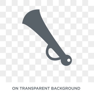 Araba boynuz simgesi. Araba boynuz tasarım konsepti araba parçaları koleksiyonundan. Basit öğe vektör çizim şeffaf arka plan üzerinde.