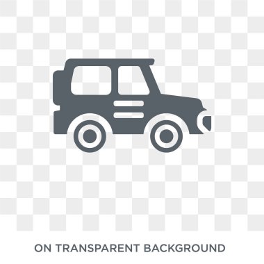 araba zor üst simge. araba zor en iyi tasarım konsepti araba parçaları koleksiyonundan. Basit öğe vektör çizim şeffaf arka plan üzerinde.