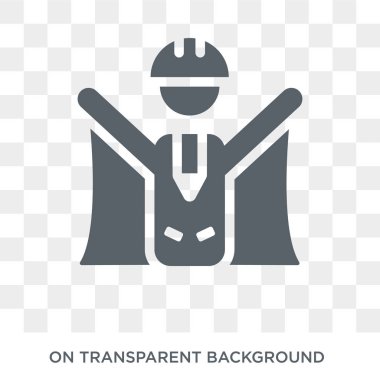 Wingsuit icon. Wingsuit design concept from Camping collection. Simple element vector illustration on transparent background.