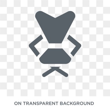 Şezlong simgesi. Şezlong tasarım konsepti kamp koleksiyonundan. Basit öğe vektör çizim şeffaf arka plan üzerinde.