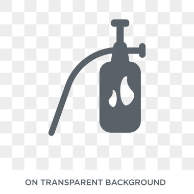 Yazıcı simgesi. Brülör tasarım konsepti kamp koleksiyonundan. Basit öğe vektör çizim şeffaf arka plan üzerinde.