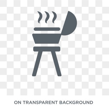 Barbecue icon. Barbecue design concept from Camping collection. Simple element vector illustration on transparent background.