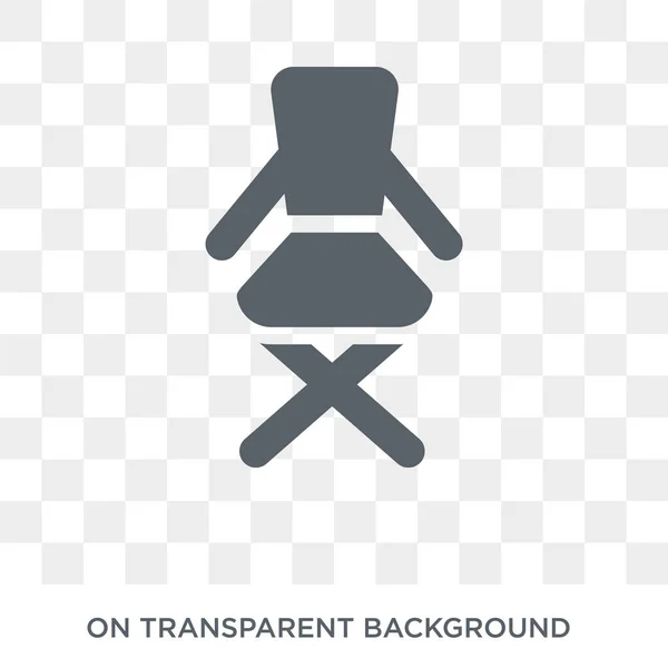 Camp Chair Icon Camp Chair Design Concept Camping Collection Simple — Stock Vector