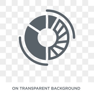 Veri Analizi pasta grafiği simgesi. Trendy düz vektör veri analizi pasta grafik simgesini şeffaf bir arka plan iş ve analytics koleksiyonundan. Kaliteli veri analizi pasta grafik simge kullanımı web ve mobil için dolu