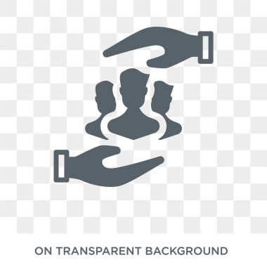 Customer icon. Trendy flat vector Customer icon on transparent background from Business and analytics collection. High quality filled Customer symbol use for web and mobile