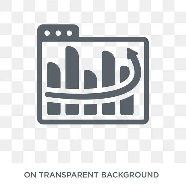 Stock market icon. Trendy flat vector Stock market icon on transparent background from Business and analytics collection. High quality filled Stock market symbol use for web and mobile