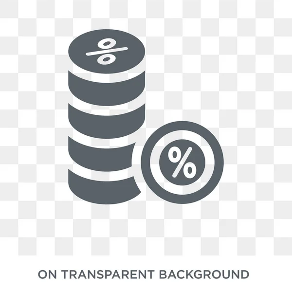 Prozentsatz Trendiges Flaches Vektorprozentsymbol Auf Transparentem Hintergrund Aus Der Unternehmens — Stockvektor