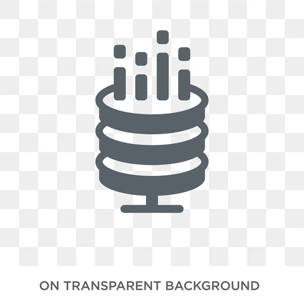 Data Analytics Pictogram Trendy Platte Vector Data Analytics Pictogram Transparante — Stockvector