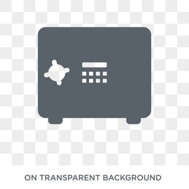 Hazine simgesi. Trendy düz vektör iş koleksiyonundan şeffaf arka plan üstünde kutsal kişilerin resmi hazine. Yüksek kaliteli hazine simge kullanımı web ve mobil için dolu