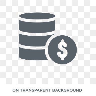 Tasarruf hesabı simgesi. Trendy düz vektör iş koleksiyonundan şeffaf arka plan üstünde kutsal kişilerin resmi tasarruf hesabı. Yüksek kaliteli dolu tasarruf hesabı simge kullanımı için web ve hareket eden