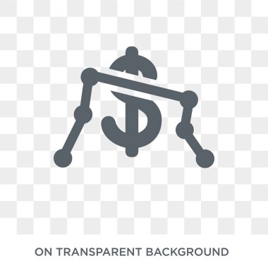 Asgari ücret simgesi. Trendy düz vektör iş koleksiyonundan şeffaf arka plan üstünde kutsal kişilerin resmi asgari ücret. Yüksek kaliteli dolu asgari ücret simge kullanımı için web ve hareket eden