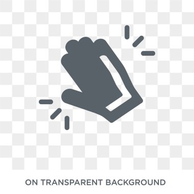 Altın merhaba simgesi. Trendy düz vektör İş koleksiyonundan şeffaf arka plan üzerinde Altın merhaba simgesi. Web ve mobil için yüksek kaliteli doldurulmuş Golden hello sembolü kullanımı