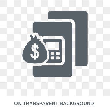 Bütçe simgesi. Bütçe tasarım konsepti başlangıç koleksiyonundan. Basit öğe vektör çizim şeffaf arka plan üzerinde.