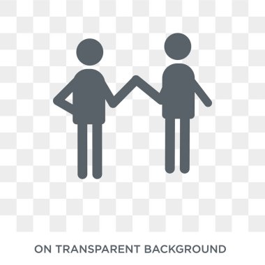 Bir arkadaş simgesini ile Toplantı. Trendy düz bir arkadaş simgesini şeffaf arka plan etkinliği ve Hobiler koleksiyon ile toplantı vektör. Yüksek kaliteli bir arkadaş simge kullanımı web ve mobil için toplantı dolu